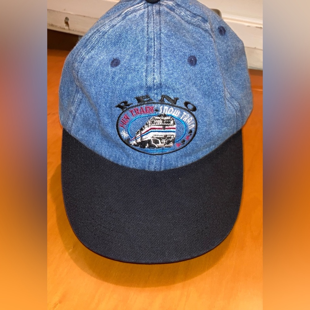 Blue and Black Men's Cap